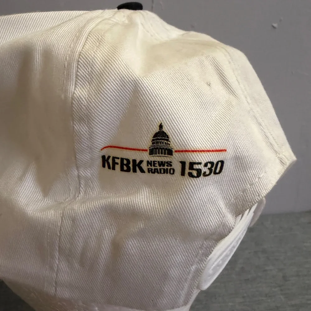 Vintage‎ Sacramento Gold Miners Hat Mens OSFA White Black CFL Carl's Jr Snapback